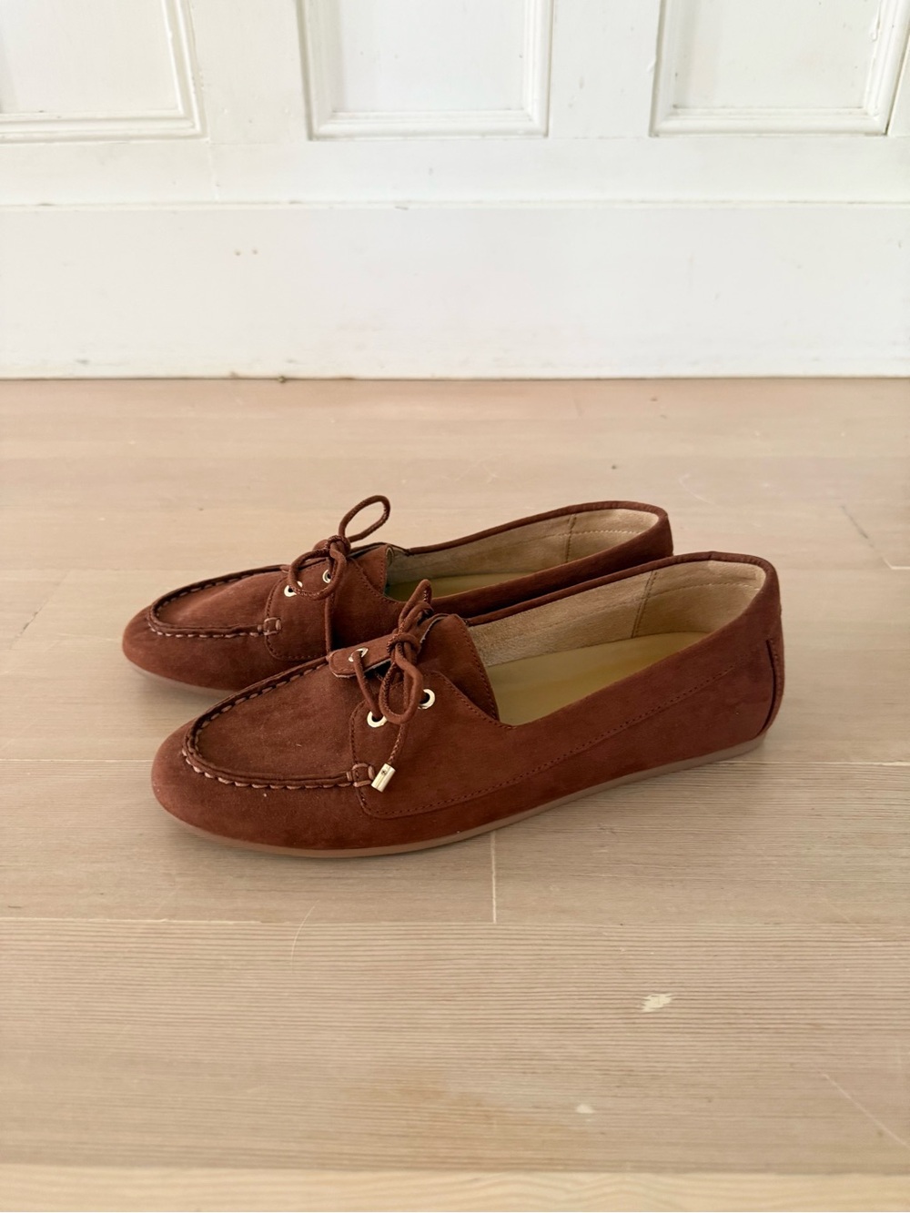 J. Crew Women's Brown Suede Boat Shoes Loafers